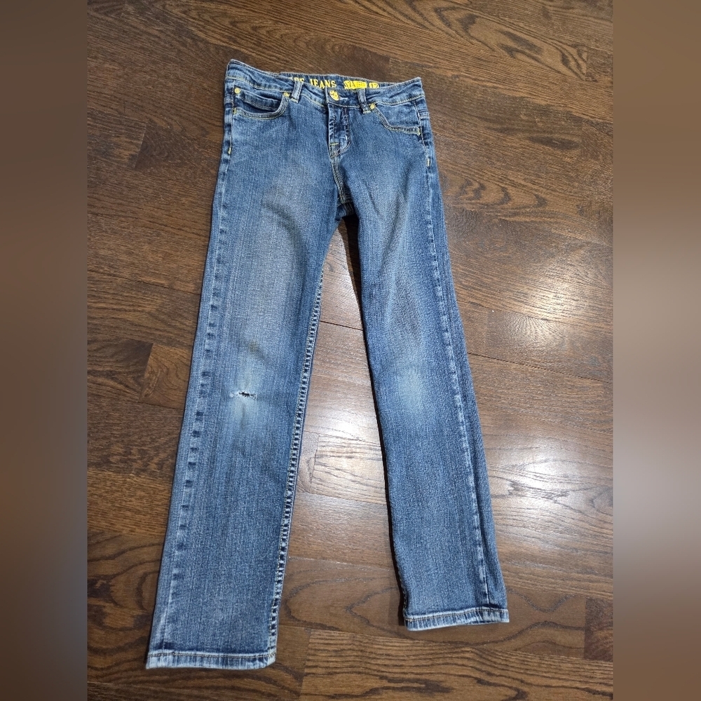 Pepe Jeans Girls Blue Straight-Leg Denim Jeans Sz.12